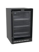 Cervejeira Venax Top Light In 100 82L Com Opção De Embutir 34 Garrafas Preto Fosco 127V