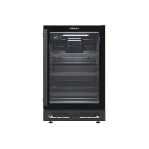 Cervejeira Venax Top Light In 100 82L Com Opção De Embutir 34 Garrafas Preto Fosco 127V