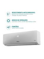 Ar Condicionado Split Philco Hi Wall Inverter 24000 Btu/h Frio Monofásico Branco PAC24FB 220V