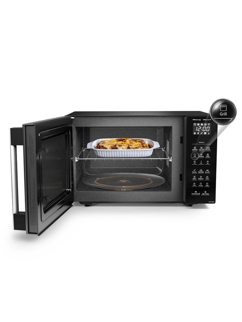 Micro-ondas Panasonic  30L Preto - NN-GT68LBRU 220V