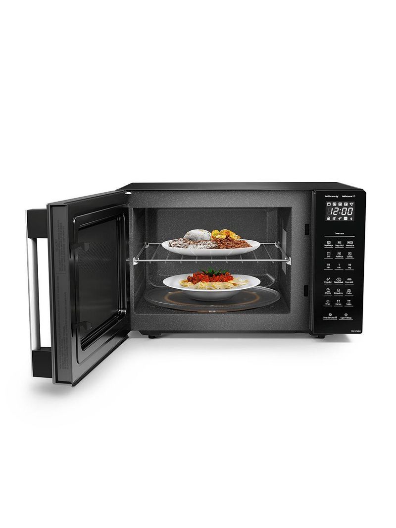 Micro-ondas Panasonic  30L Preto - NN-GT68LBRU 220V