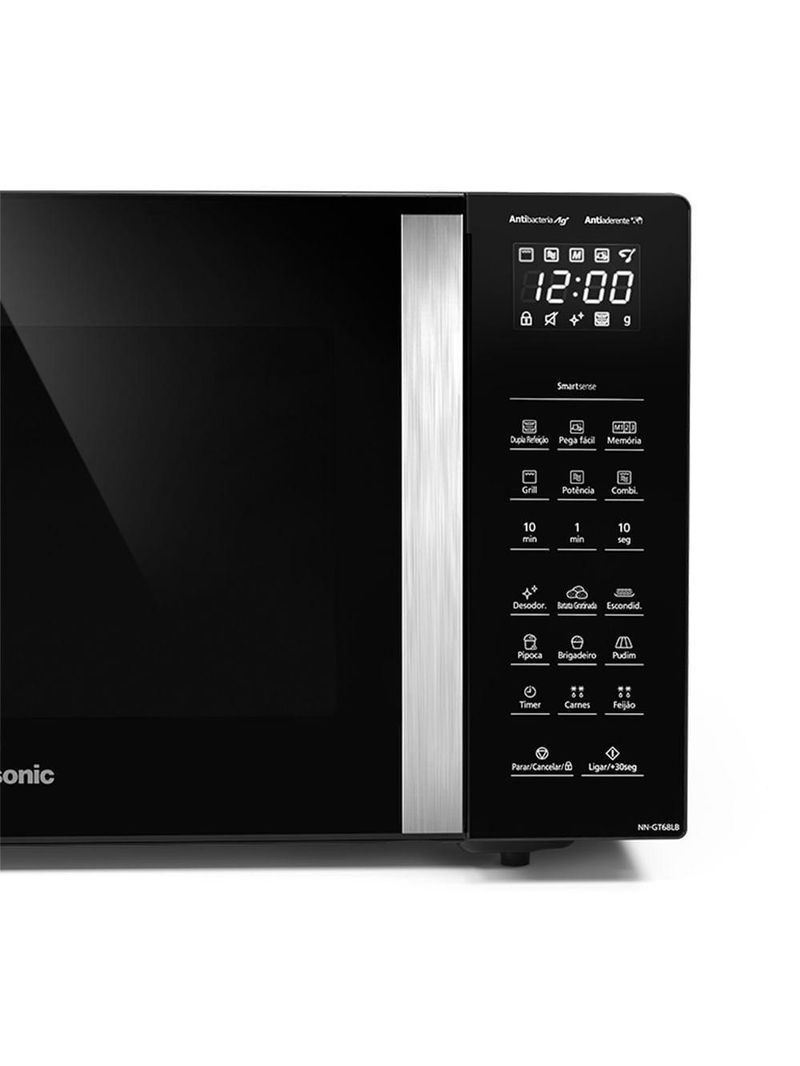 Micro-ondas Panasonic  30L Preto - NN-GT68LBRU 220V