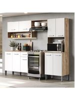 Armário Cozinha Compacta Arizona Essence Carraro - Carvalho-branco Carvalho-branco