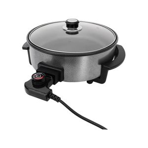 Panela Elétrica Redonda 1250W 30cm Mangiare Preta APER01I-01 Agratto 110V