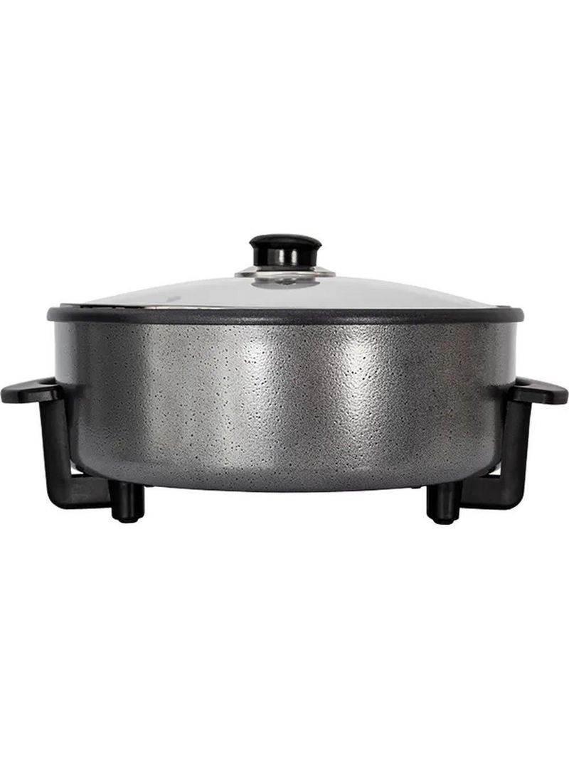 Panela Elétrica Redonda 1250W 30cm Mangiare Preta APER01I-01 Agratto 110V