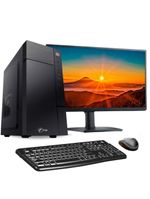 Computador Tob Intel Core I3 Ssd 240gb Memória 8gb Windows 10 Pro Trial Teclado E Mouse Monitor 19