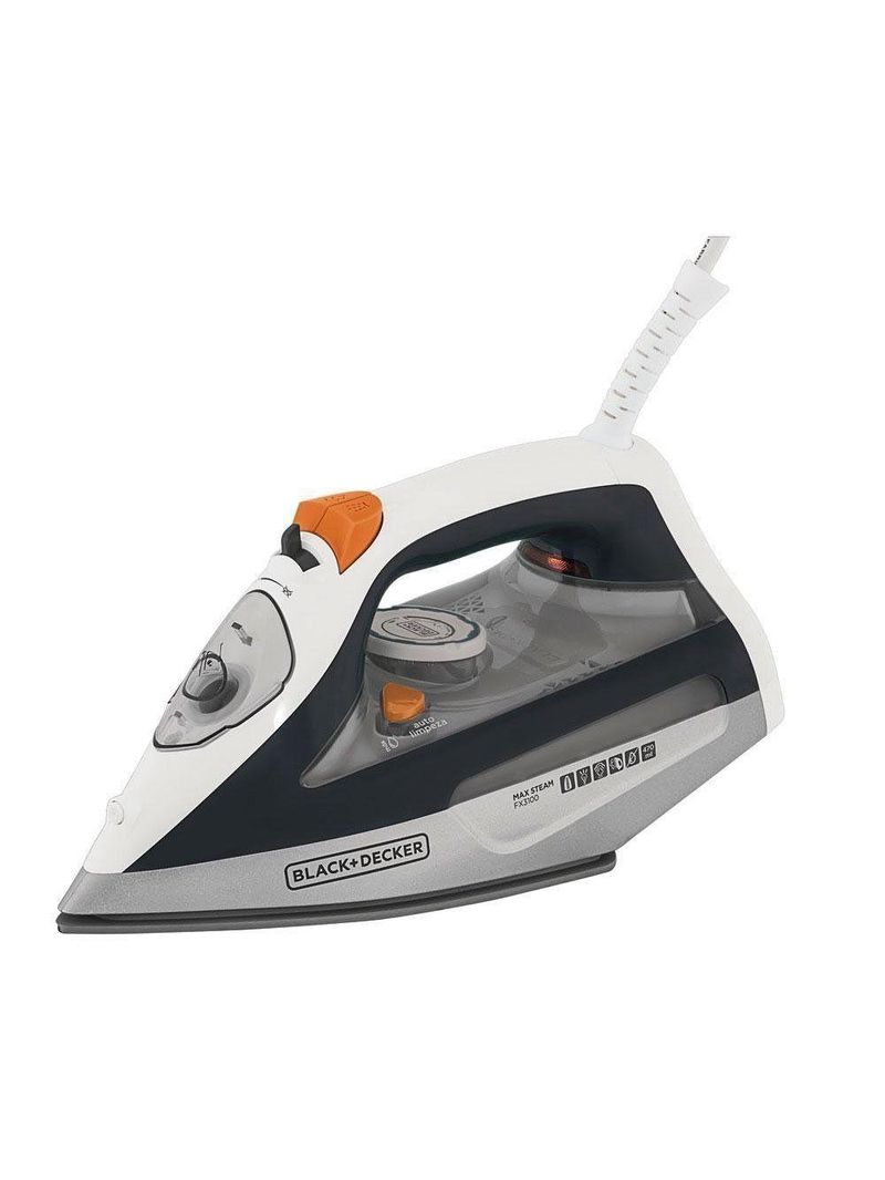 Ferro A Vapor Black E Decker Fx3100 Branco/cinza 110v