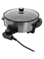 Panela Elétrica Redonda 1250W 30cm Mangiare Preta APER01I-02 Agratto 220V