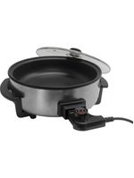 Panela Elétrica Redonda 1250W 30cm Mangiare Preta APER01I-02 Agratto 220V