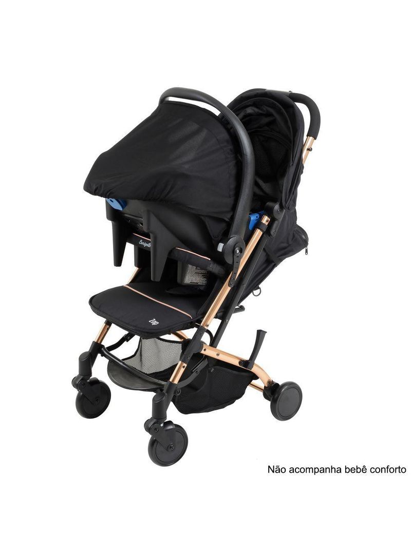 Carrinho de Bebê para Passeio Burigotto Zap - 0 Meses até 15kg Cobre - Cobre
