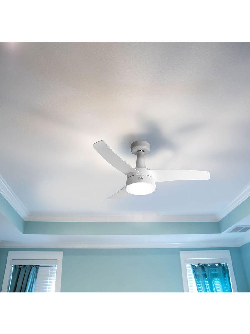 Ventilador De Teto Philco Silencioso 145W Easy Fitting PVT07B 220V