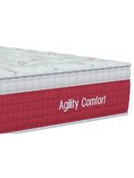 Cama Box Casal: Colchão Molas Ensacadas Orthoflex MasterPocket Agility Confort + Base CRC Courano White (138x188)