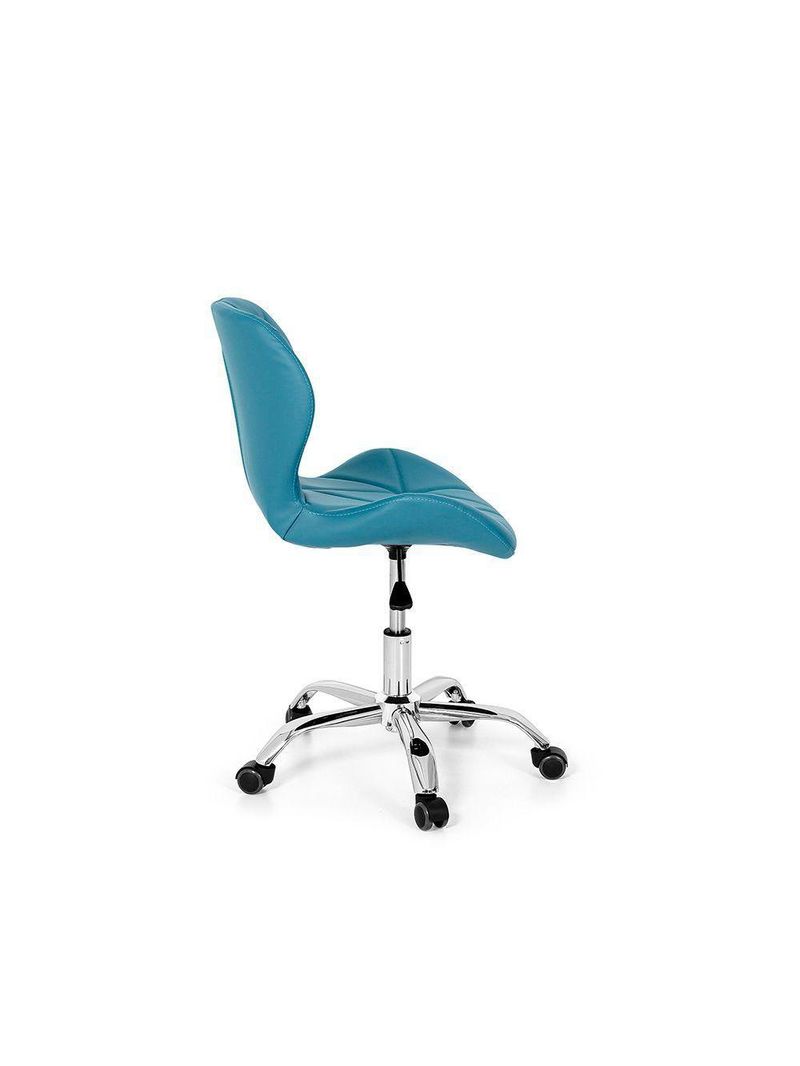 Cadeira Office Eiffel Slim Base Giratória Turquesa