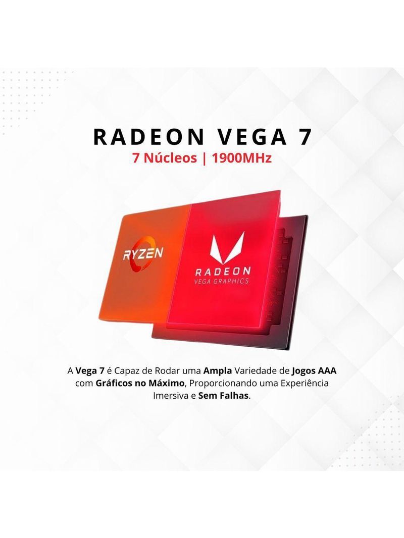 Kit Upgrade AMD Ryzen 5 5600G Vega 8 Placa Mãe A520 RAM16GB