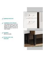 Armário Cozinha Compacta Arizona Smart Carraro - Carvalho/branco Carvalho/branco