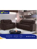 Sofa Parana Moscou 3 E 2 Lugares Marrom