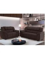 Sofa Parana Moscou 3 E 2 Lugares Marrom