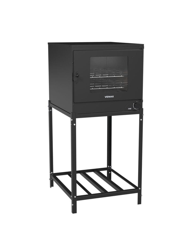 Forno Industrial Venax Fi 109 Litros Com Base Gás GLP Preto
