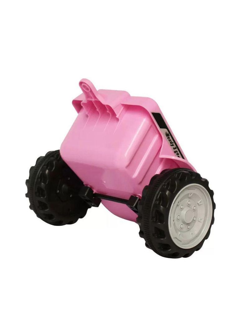 Trator Elétrico Bang Toys 6 Volts Com Caçamba Rosa