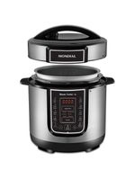 Panela de Pressão Elétrica Digital Master Cooker Mondial PE-40 – Preto/Inox – 127V