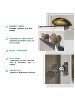 Cozinha Completa Milla Pop 100% Mdf Armário E Balcão Branco Carraro