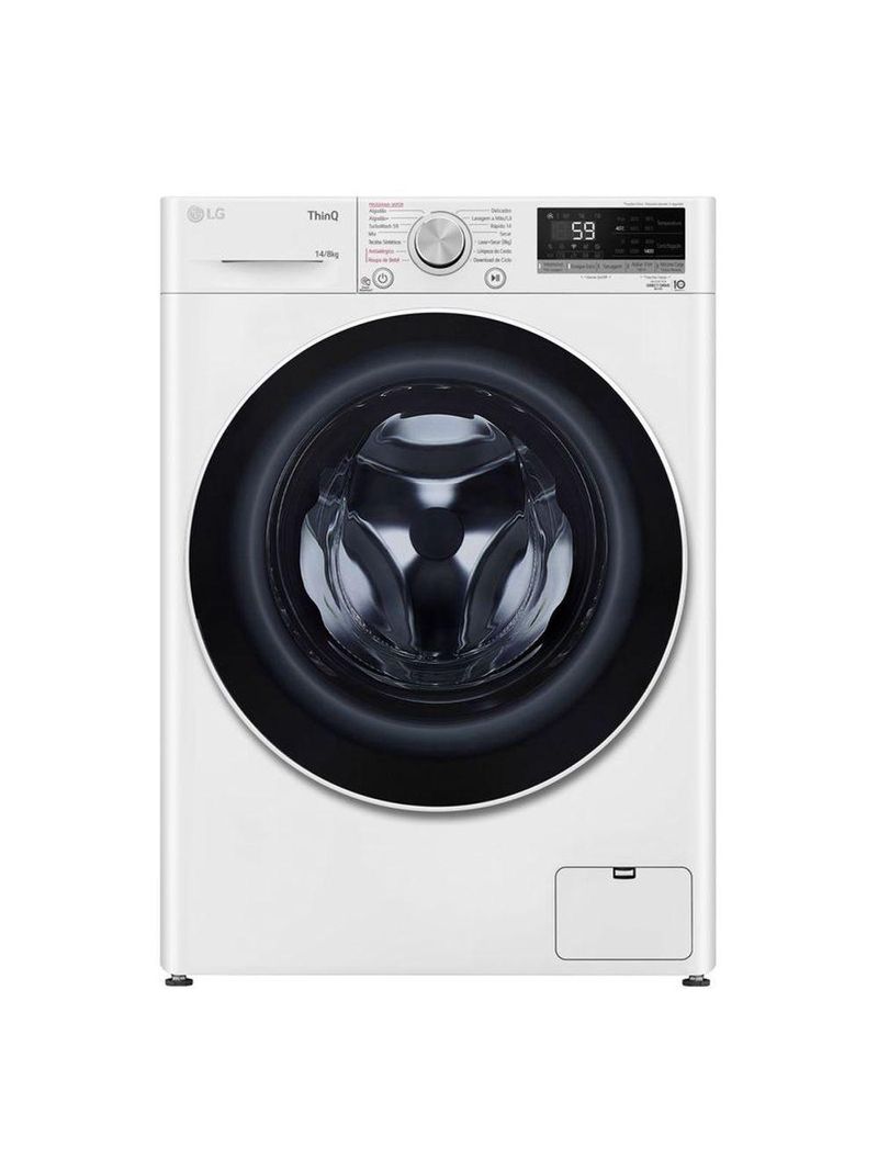 Lava e Seca LG Smart VC4 14kg Branca com Inteligência Artificial AI DD™ CV5014WC4 – 127V