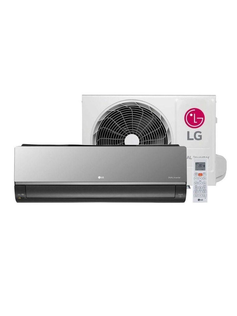 Ar Condicionado LG Dual Inverter Voice +AI Artcool UV Nano 18000 BTUs Quente/Frio 220V