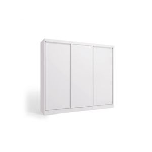 Guarda-roupa Casal 100% Mdf Kappesberg 3 Portas De Correr 8 Gavetas Branco
