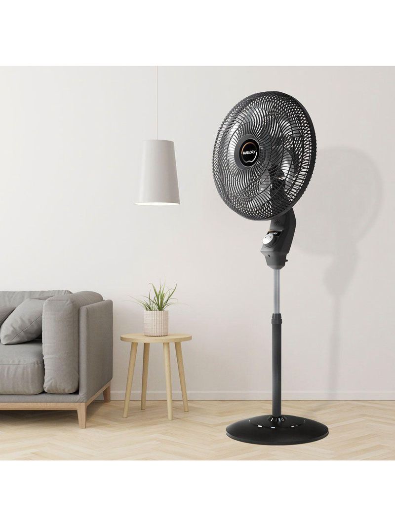 Ventilador de Coluna Mallory Éolo 6 Pás 126W Preto - 220V