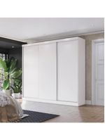 Guarda-roupa Casal 100% Mdf Kappesberg 3 Portas De Correr 8 Gavetas Branco