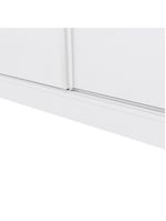 Guarda-roupa Casal 100% Mdf Kappesberg 3 Portas De Correr 8 Gavetas Branco