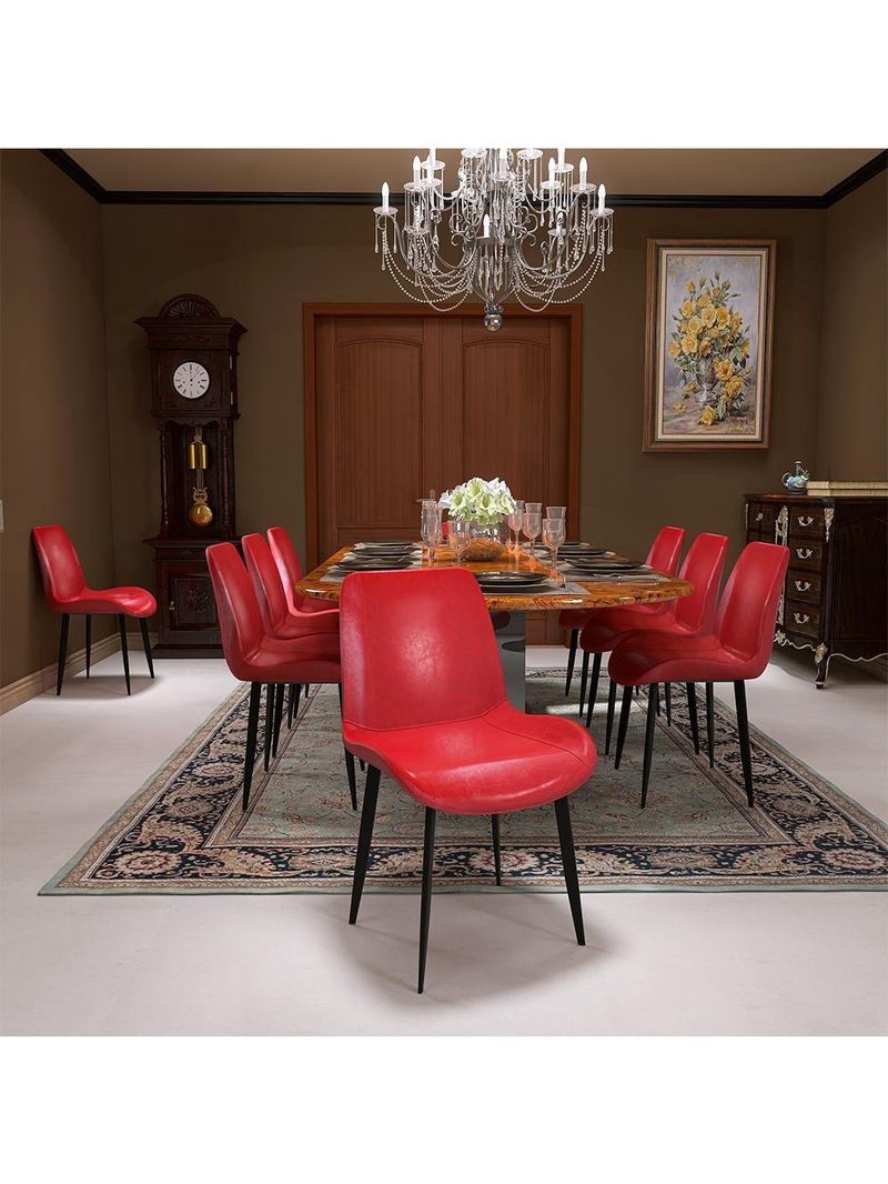 Cadeira De Jantar Chicago - Vermelho