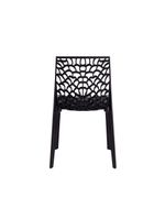 Cadeira Gruvyer Preta Sala Cozinha Jantar