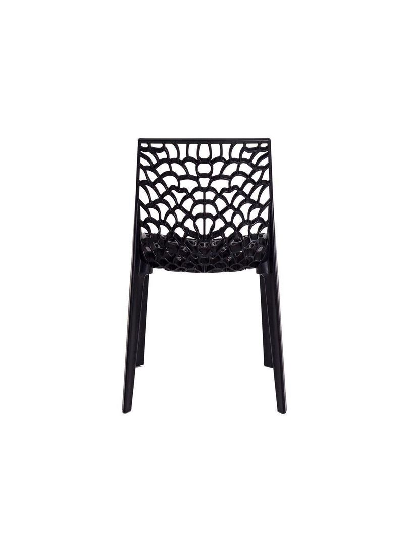 Cadeira Gruvyer Preta Sala Cozinha Jantar