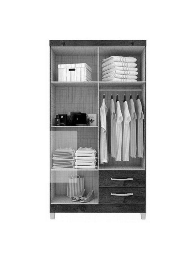 Berço Americano Lila Com Colchão Gazin E Guarda Roupa Ternura Baby 4 Portas Branco Flex - Incorplac