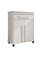 Armário Balcão Multiusocom Rodízios Chile Branco RV Móveis