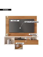 Painel Para Tv Até 55 Polegadas Marrom Black Caemmun