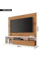Painel Para Tv Até 55 Polegadas Marrom Black Caemmun