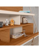 Painel Para Tv Até 55 Polegadas Marrom Black Caemmun