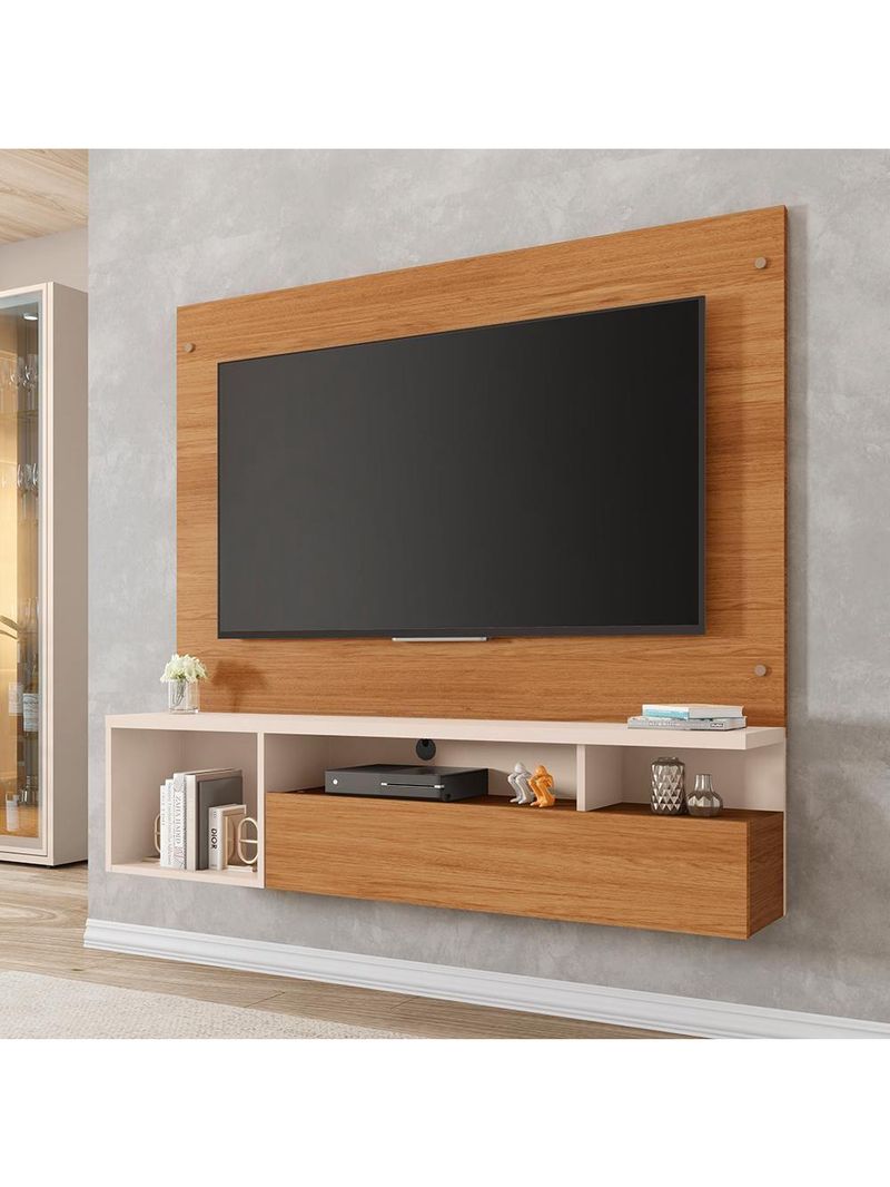 Painel Para Tv Até 55 Polegadas Marrom Black Caemmun