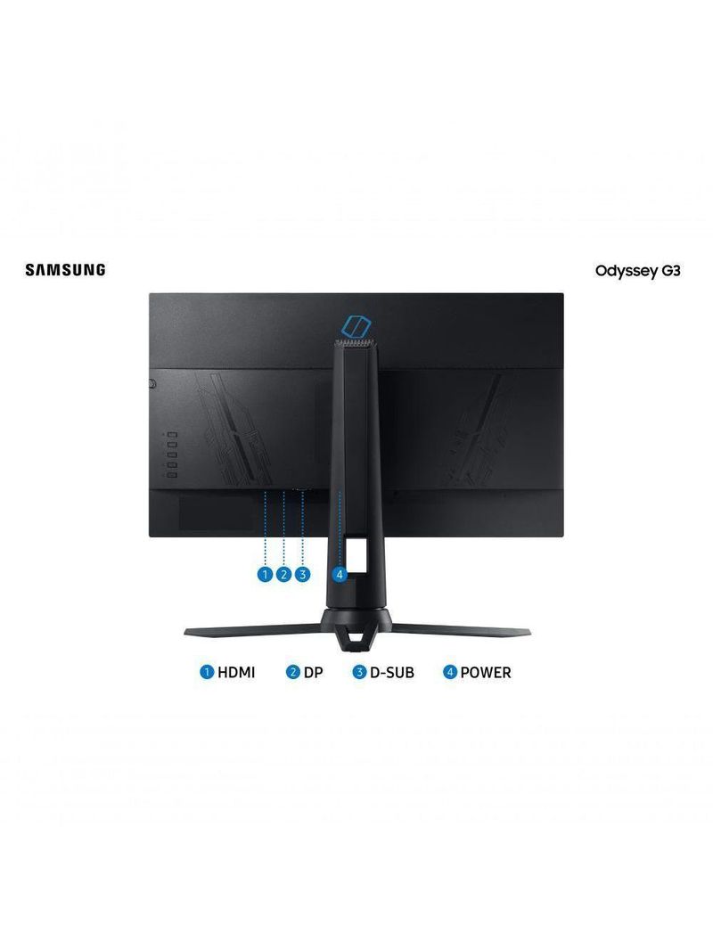 Monitor Odyssey G3 24 Samsung LCD com 4000:1 De Contraste LF24G35TFWLXZD