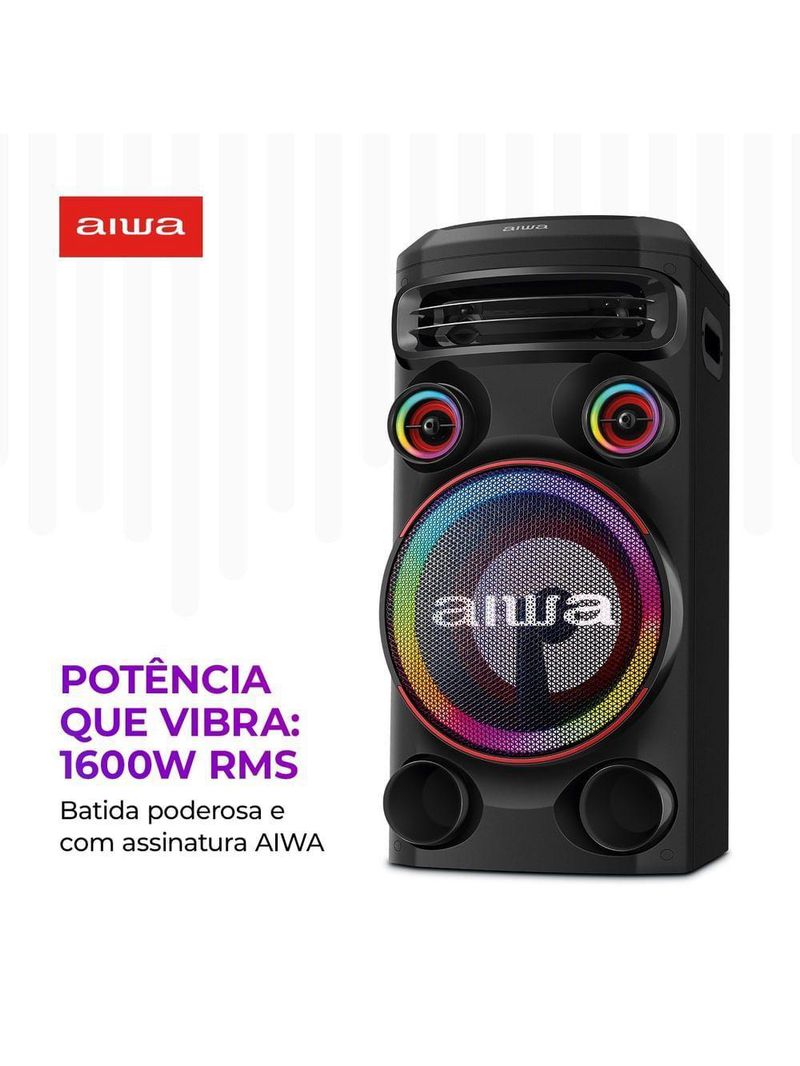 Torre de Som AWS-T1W-02 Bluetooth Bivolt