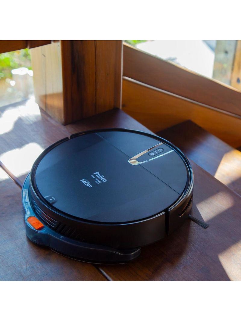 Aspirador Robô Philco 3 Em 1 Antiqueda Bivolt MOP PAS26P Bivolt