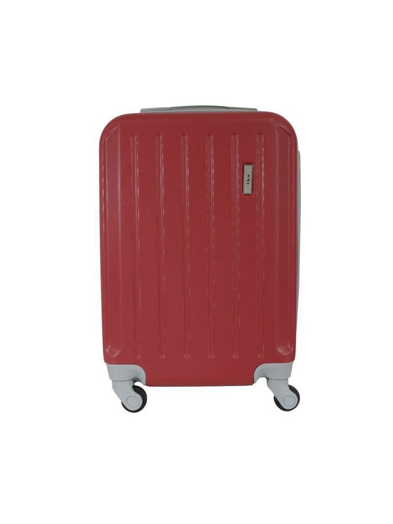 Malas de Bordo Pequena para Viagem em ABS IKA Scorpion Cadeado Integrado - Vermelha - P