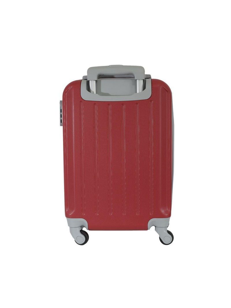 Malas de Bordo Pequena para Viagem em ABS IKA Scorpion Cadeado Integrado - Vermelha - P