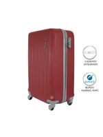Malas de Bordo Pequena para Viagem em ABS IKA Scorpion Cadeado Integrado - Vermelha - P