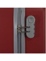Malas de Bordo Pequena para Viagem em ABS IKA Scorpion Cadeado Integrado - Vermelha - P