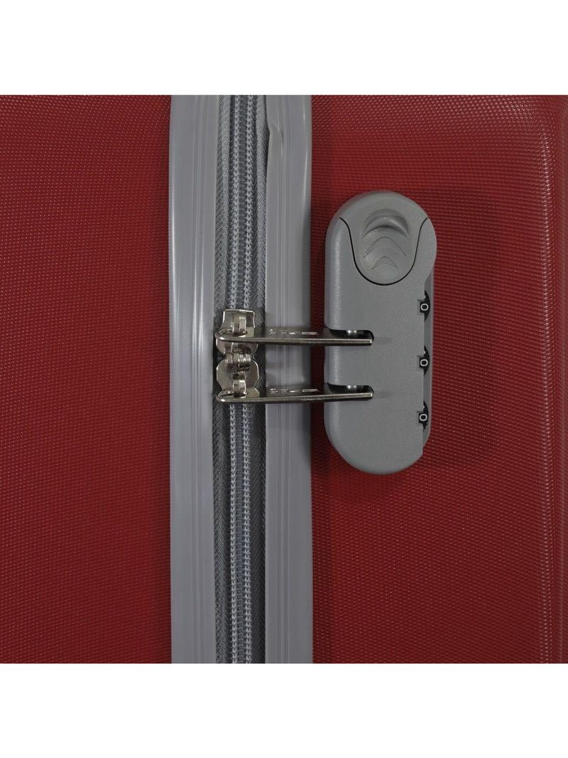 Malas de Bordo Pequena para Viagem em ABS IKA Scorpion Cadeado Integrado - Vermelha - P