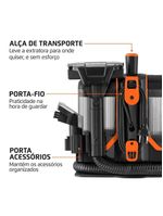 Extratora E Higienizadora Portátil Deep Cleaner II Mondial 1800W EXP-02-O 220V 60hz
