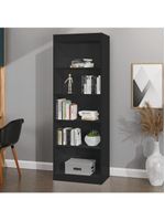 Estante Livreiro Multiuso 4 Prateleiras Preto